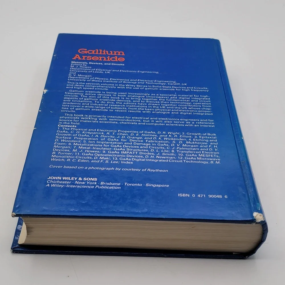 M.‎ J. Howes Gallium Arsenide Materials Devices and Circuits Hardcover 1985 Good